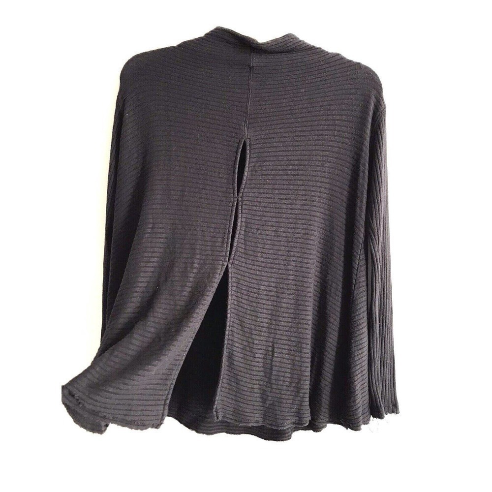 Free People | We The Free Lover Rib Split Back Pullover Womens XS Funnel Neck